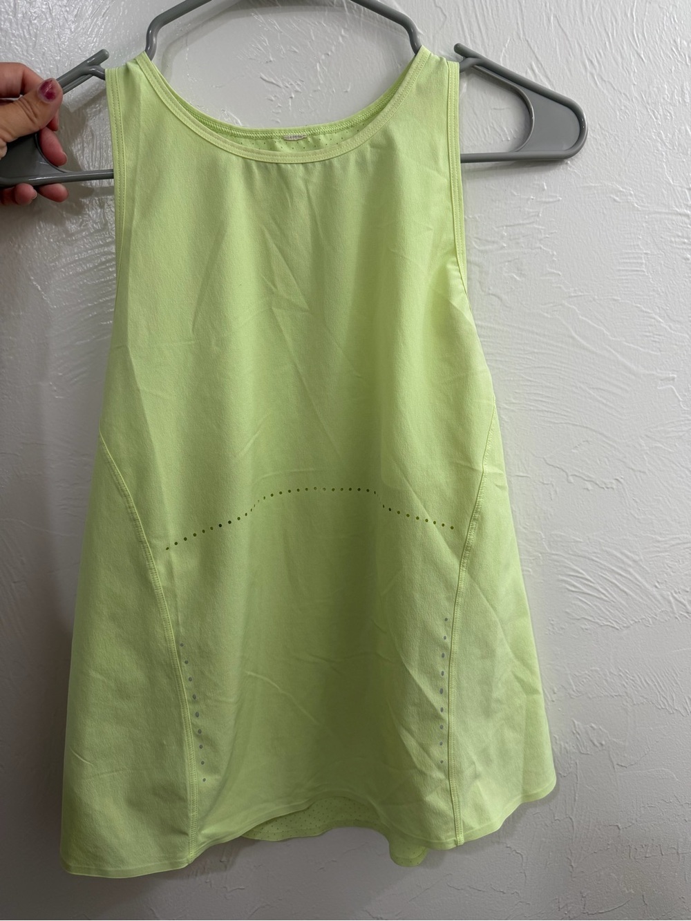 lululemon Neon Yellow Tank Top